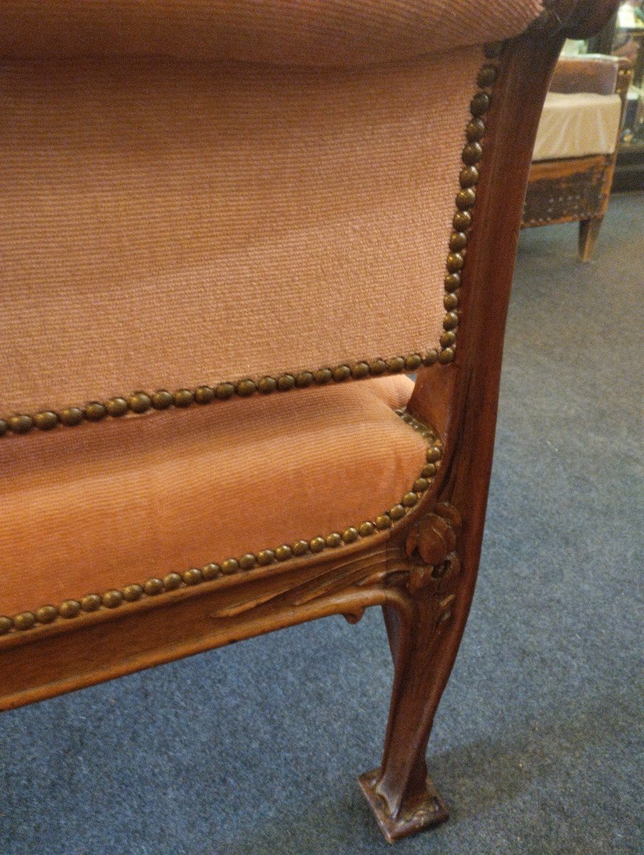 Banquette - Art Nouveau - Louis Majorelle - École de Nancy - V. 1900-photo-1