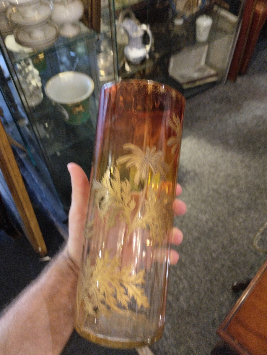 Vase - Rouleau -  François-Théodore Legras - V. 1900.-photo-1