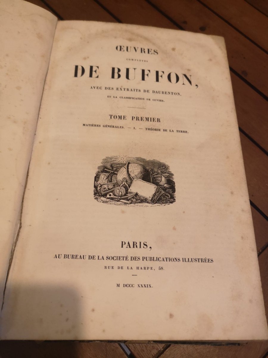 Oeuvres Complètes De Buffon- Imprimé par H. Fournier et Cie - 1840.-photo-3