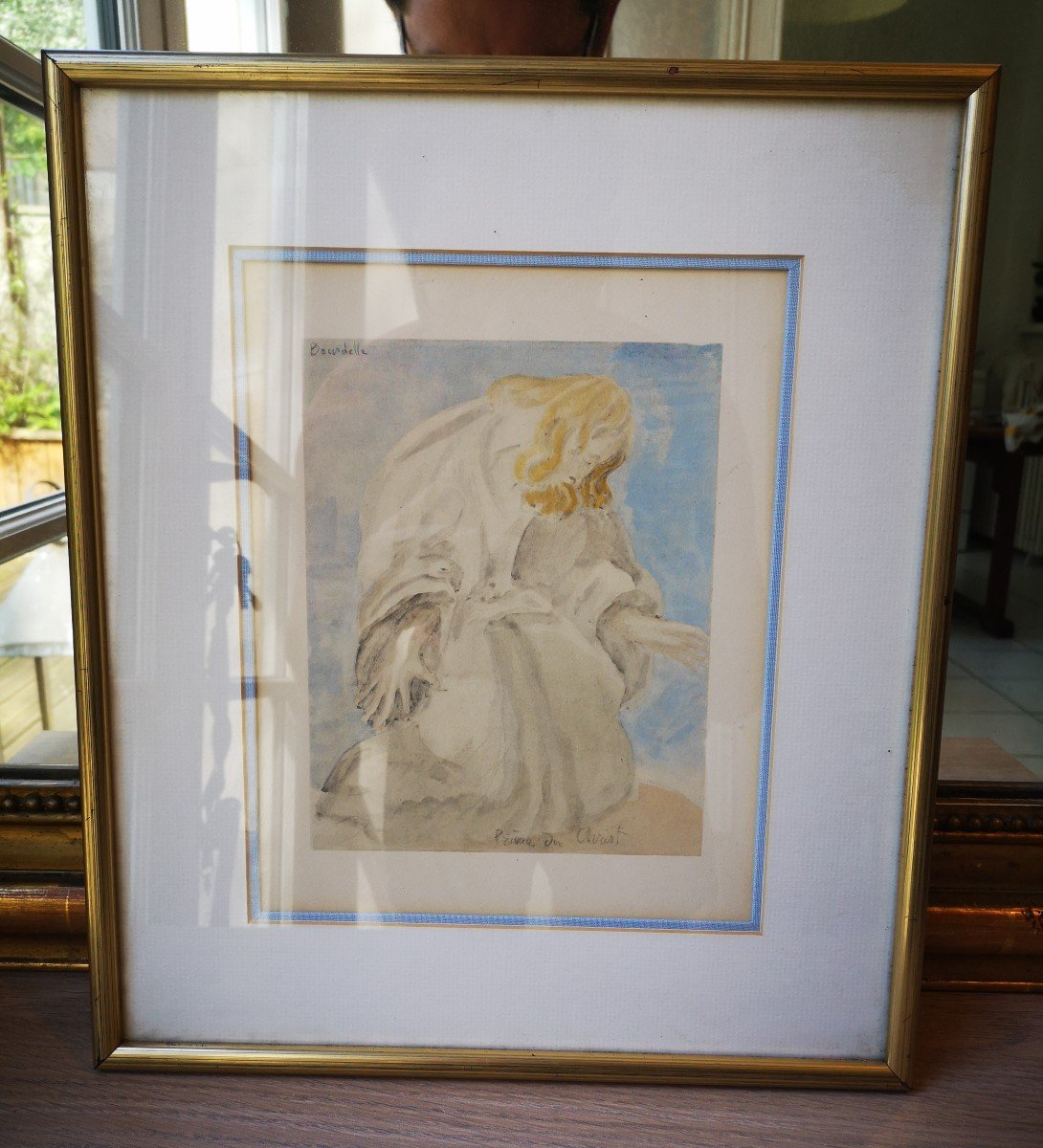 Antoine Bourdelle (after) - Prayer Of Christ- Signed Lithograph.