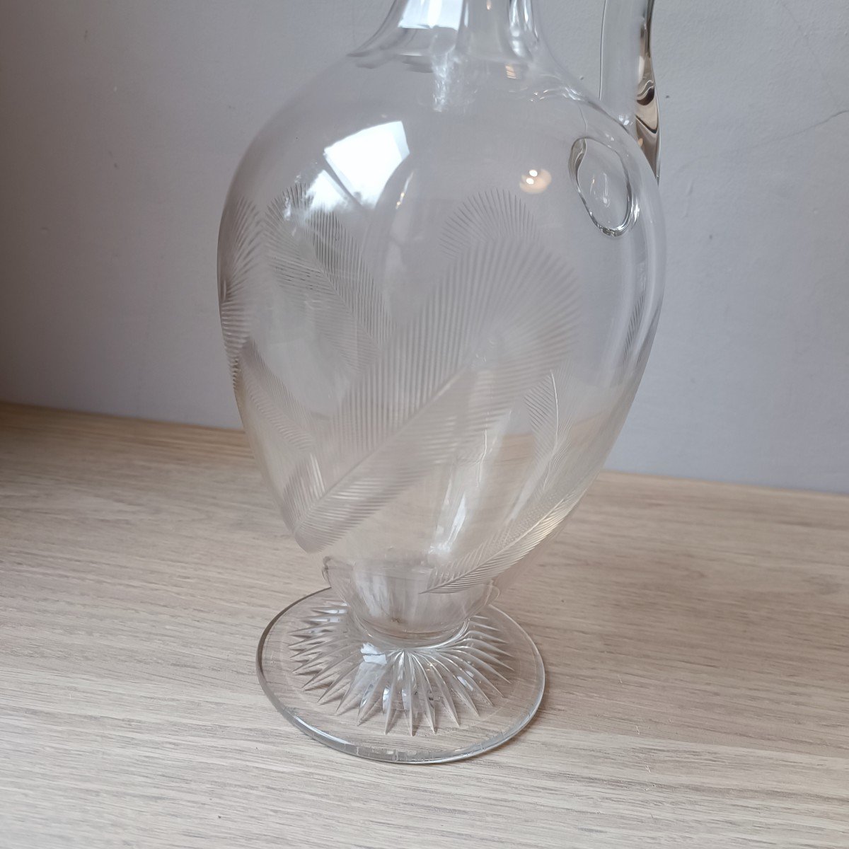 Large Decanter -  Crystal - Circa 1950.-photo-3