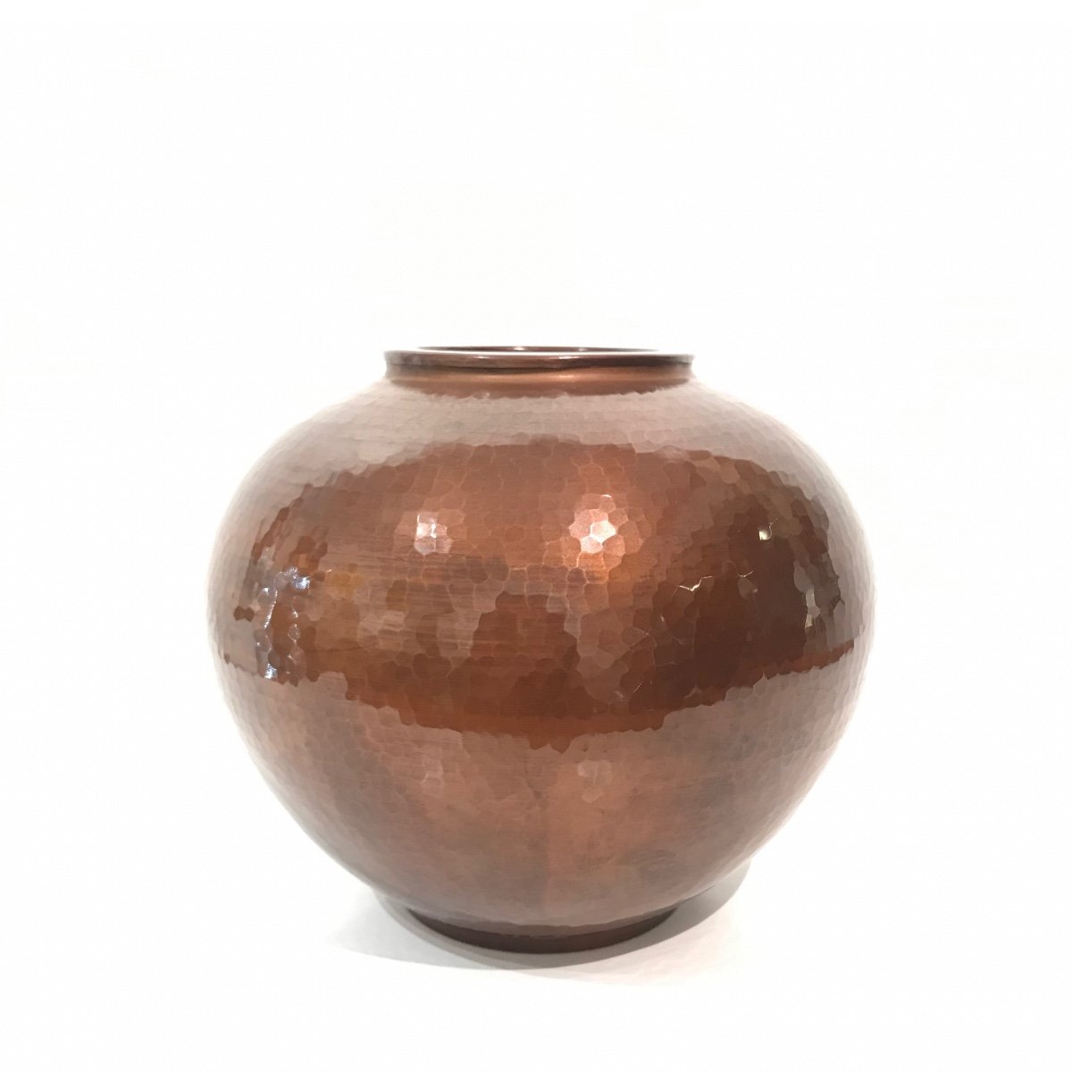 Japanese Hammered Copper Vase - Japan-photo-3