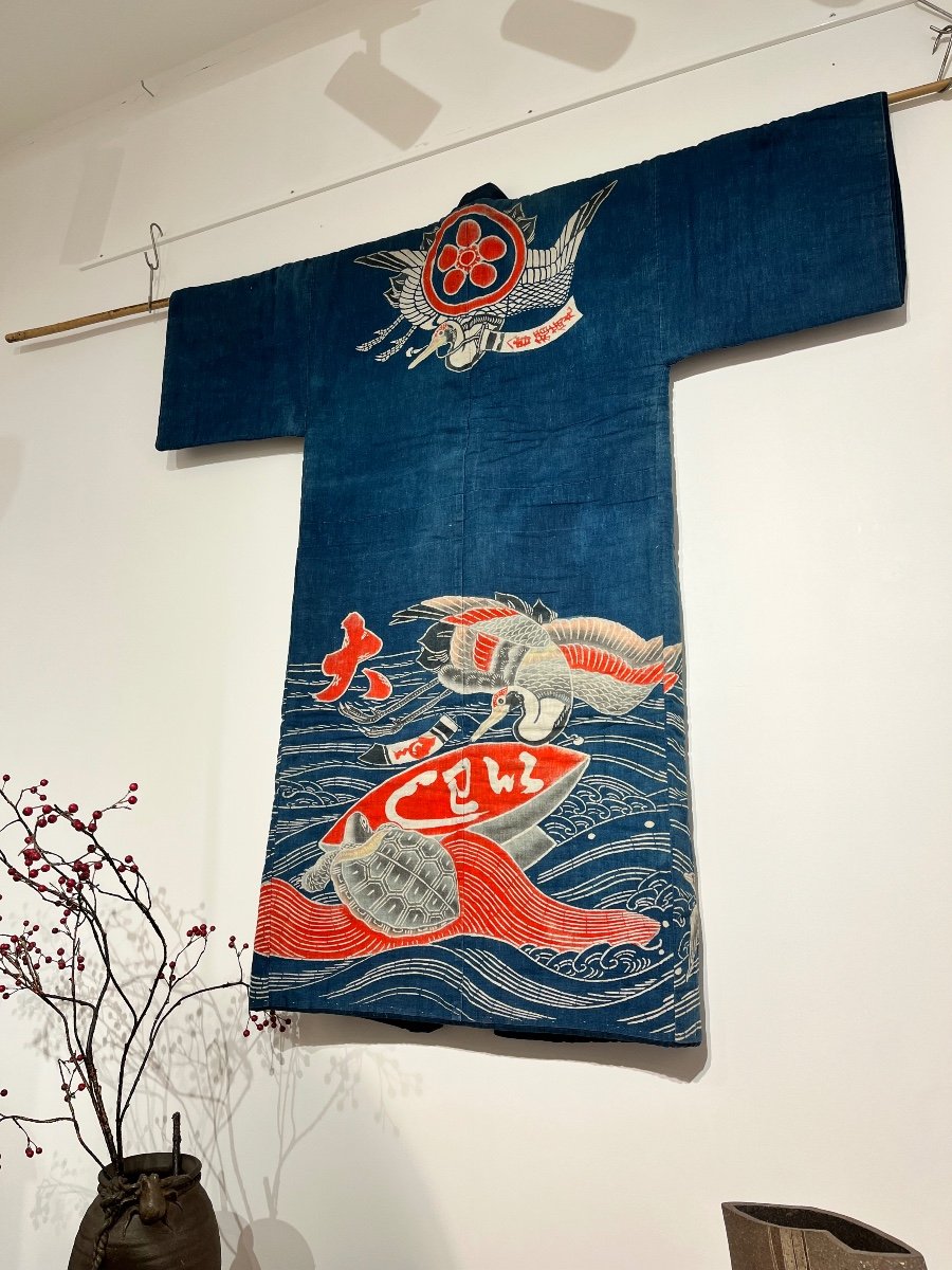 Kimono Japonais De Pêcheur Maiwai - Japon -photo-8