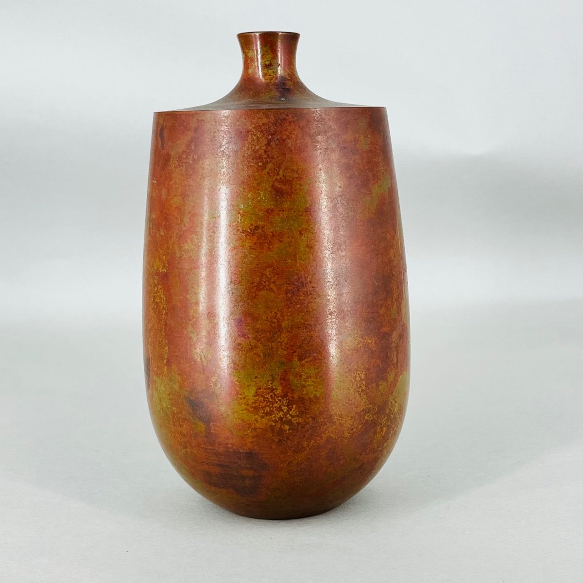 Japanese Bronze Vase From Gasen - Japan-photo-2