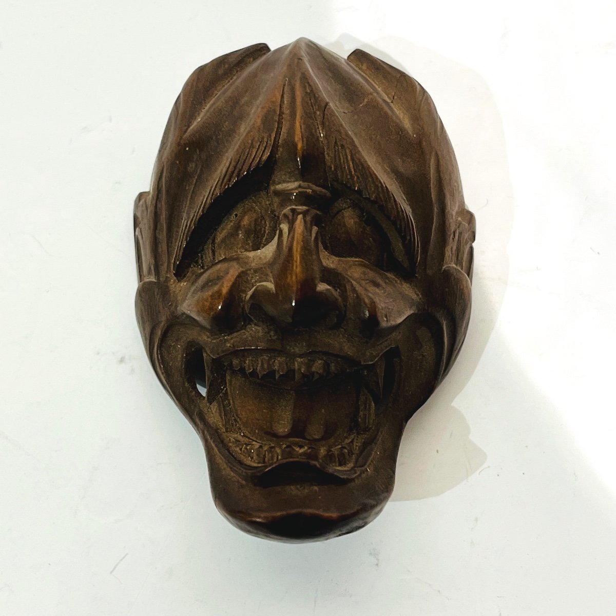 Netsuke En Bois Hannya - Japon