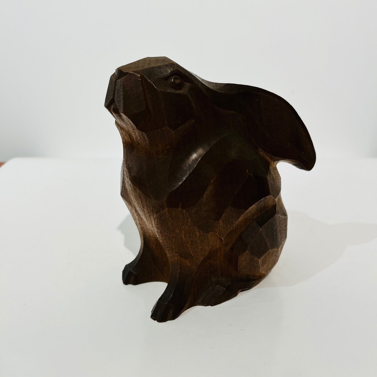 Okimono Sculpture Japonaise De Lapin - Japon-photo-2