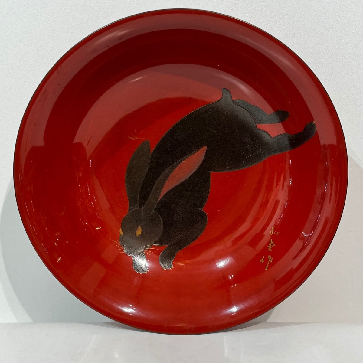 Japanese Lacquered Rabbit Dish - Japanese -photo-7