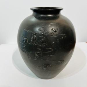 Vase En Bronze Japonais Chauve-souris - Japon