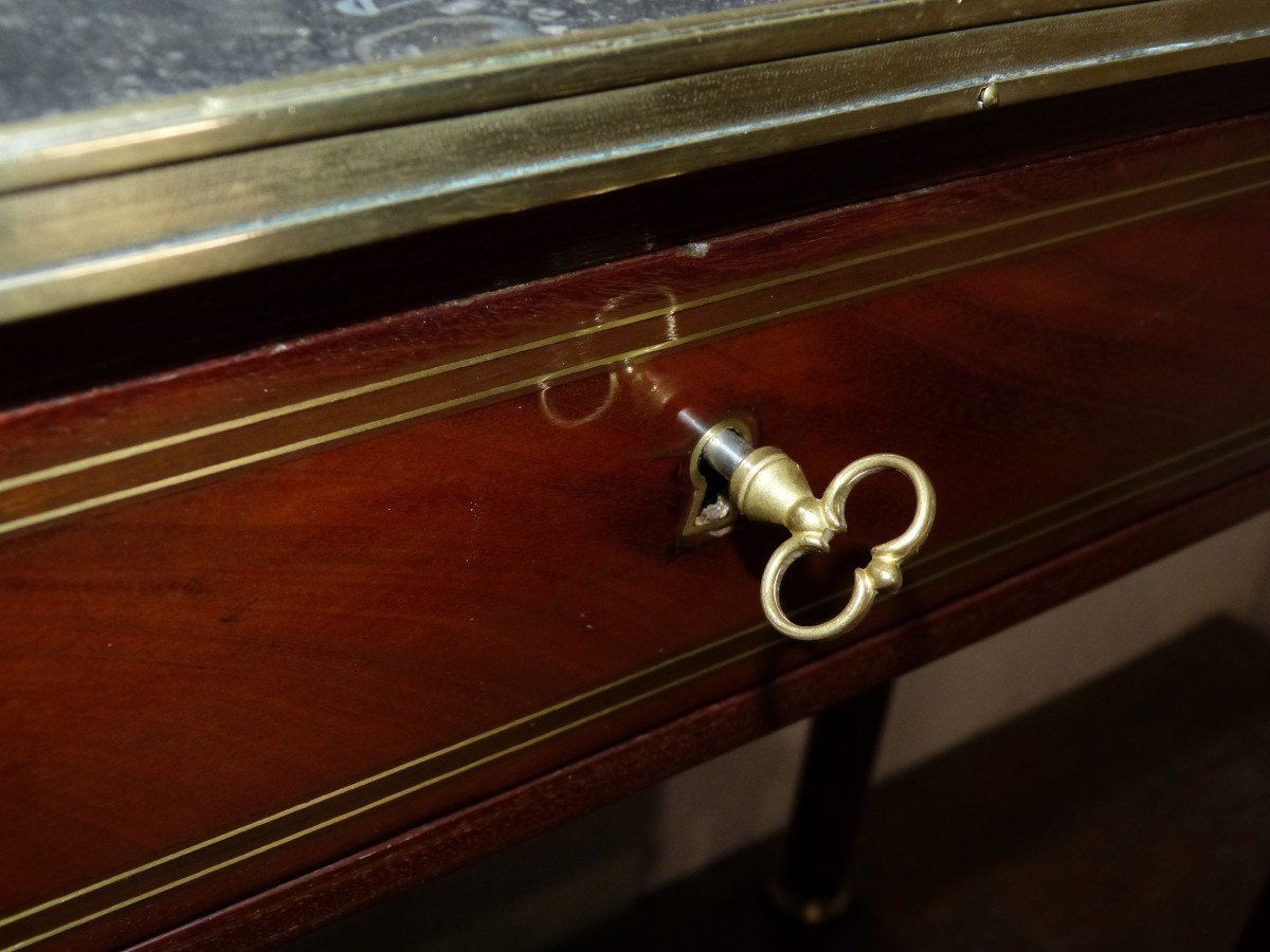 Louis XVI Mahogany Console At Gallery-photo-5