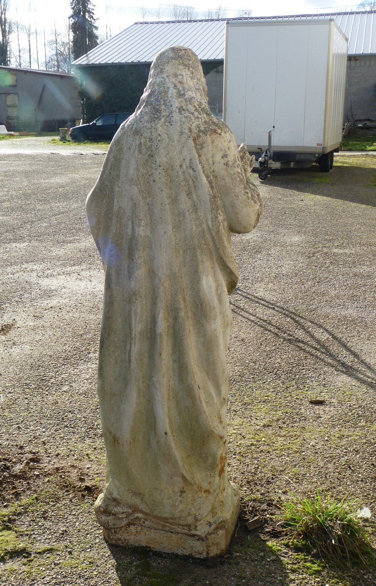 Large Christ In Cast Iron 160 Cm-photo-4