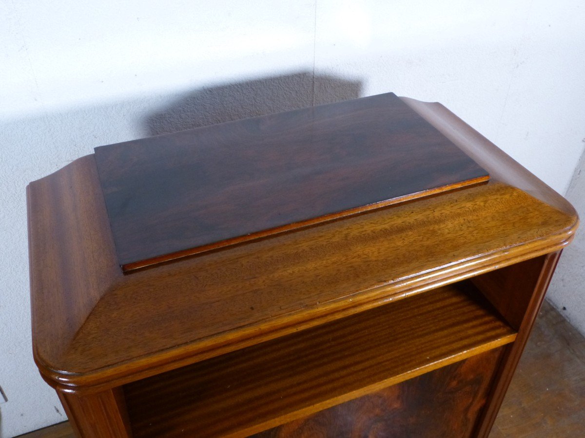 Small Art Deco Mahogany Furniture, Sideboard, Console-photo-2