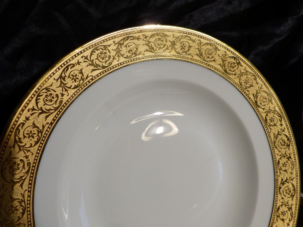 Thistle, Limoges Haviland , Service En Porcelaine 50 Pièces-photo-3