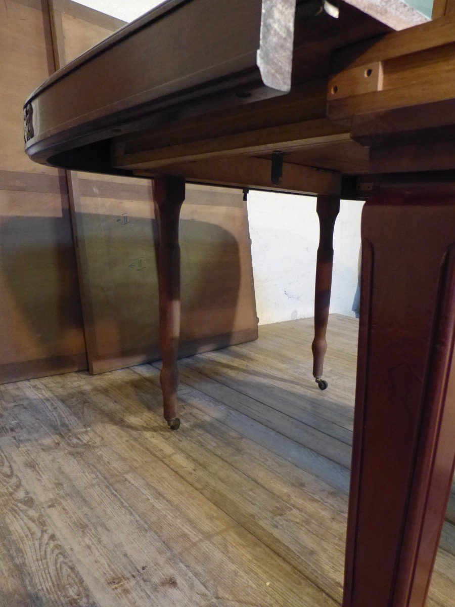 Louis Majorelle Très Grande Table De Salle à Manger Art Nouveau La Vigne -photo-4