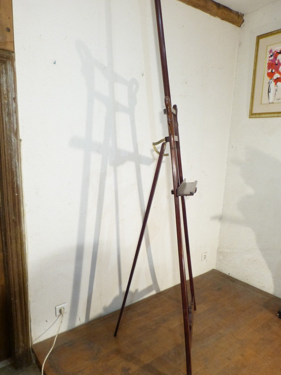 Empire Period Mahogany Swan Neck Easel-photo-4