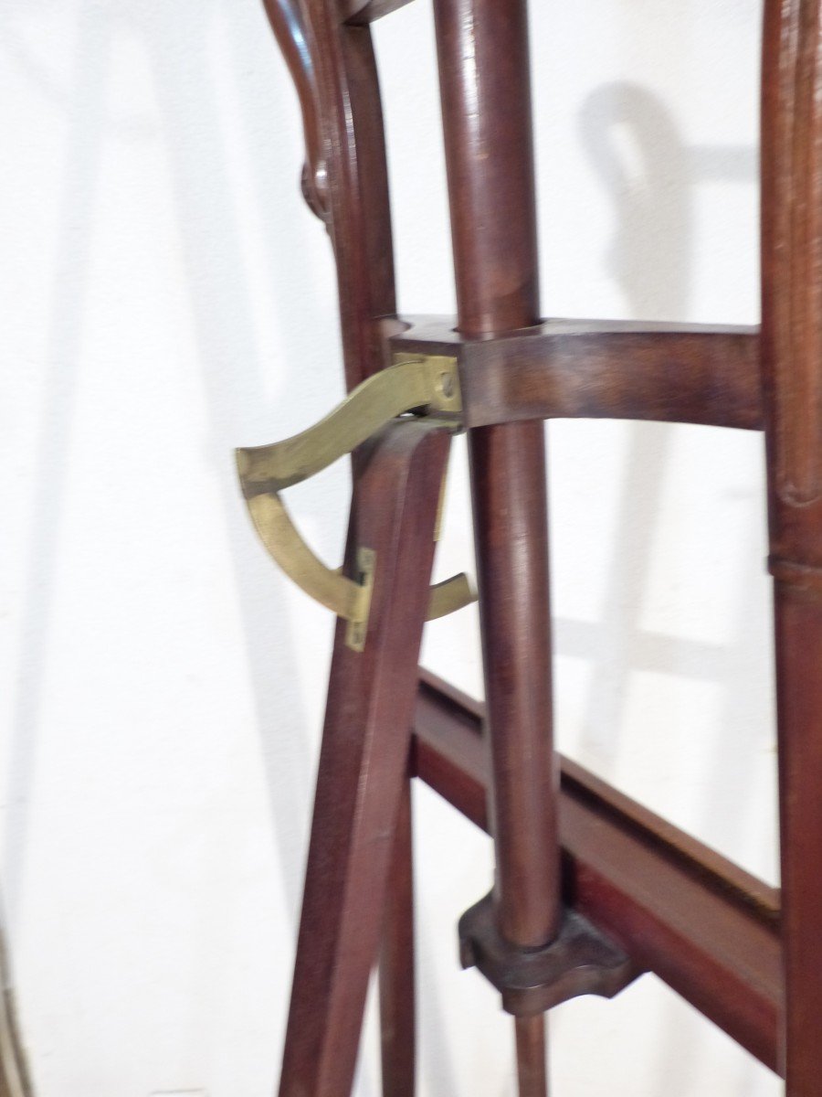 Empire Period Mahogany Swan Neck Easel-photo-5