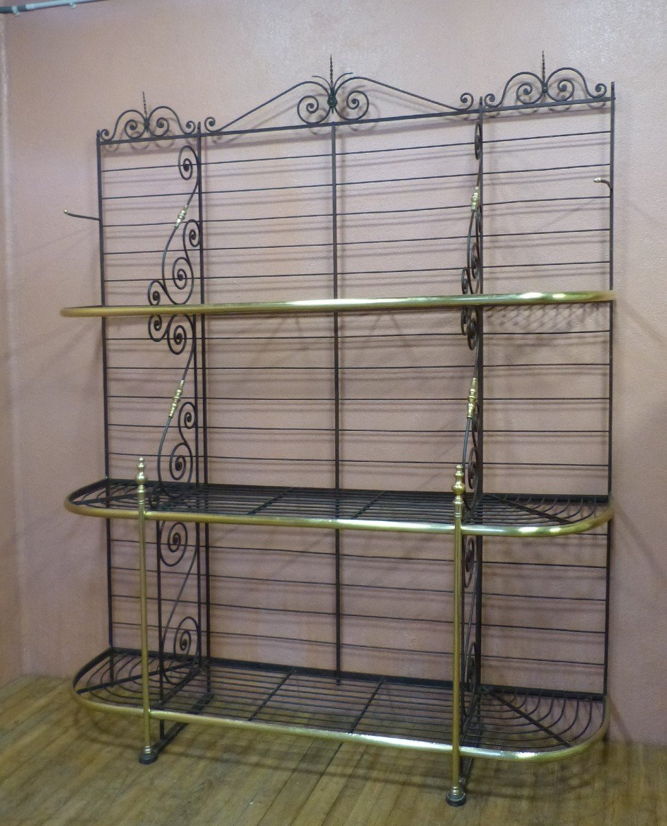 Etagère De Boulanger 2 mètres de large Grille De Boulangerie Présentoir à Pain 19ème