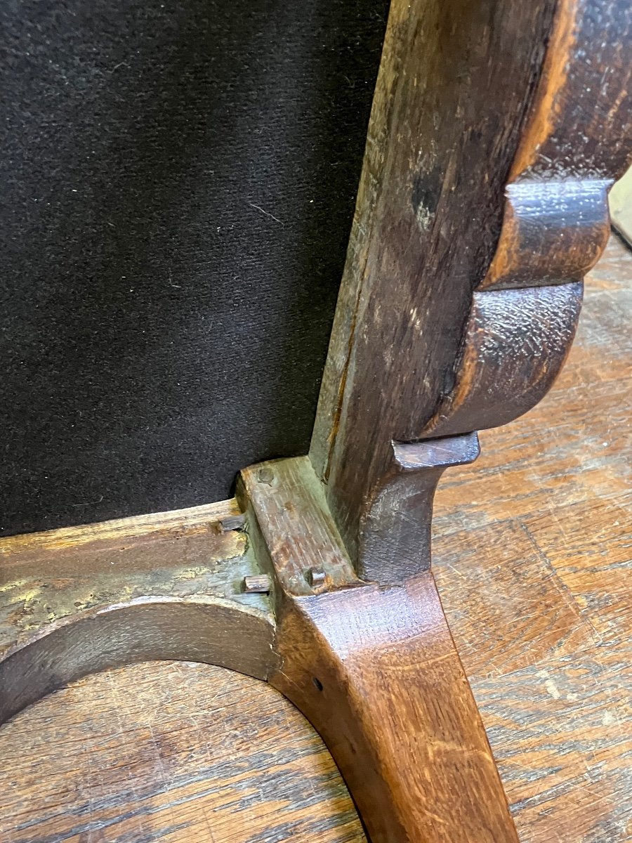 Pair Of Regency Style Oak Stools 19th Century -photo-8