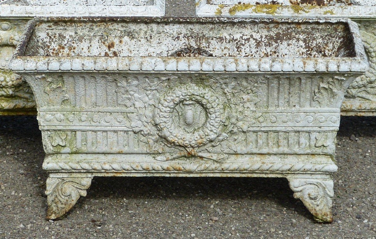 Jardinière En Fonte d'époque XIXème