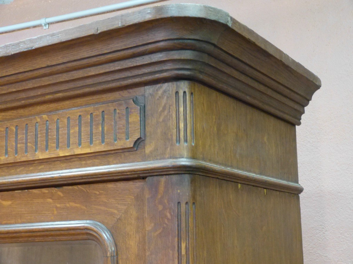 19th Century Oak Bookcase-photo-3