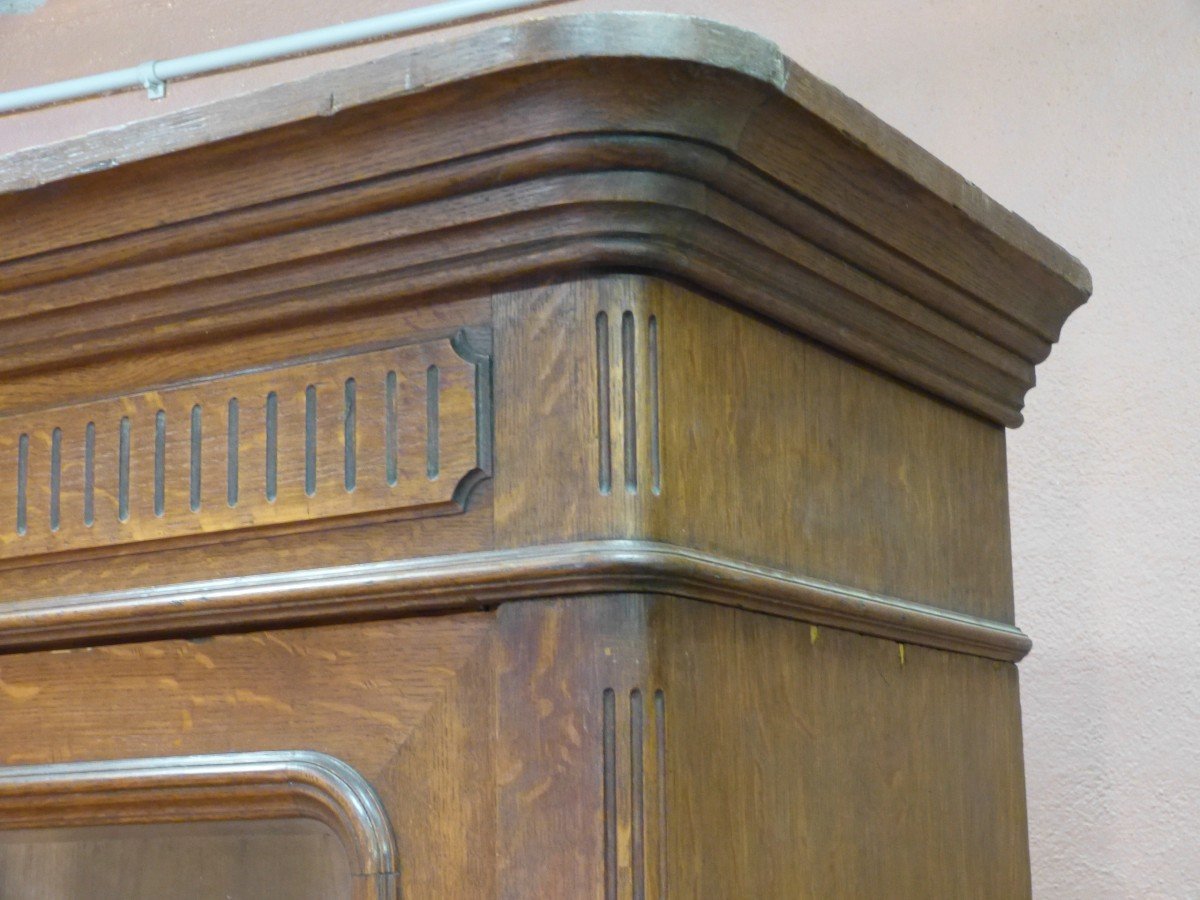 19th Century Oak Bookcase-photo-1