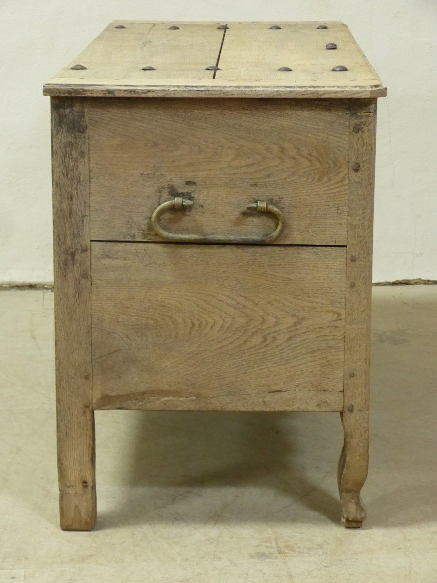 Lorrain Chest In Bleached Oak South Of Metz Louis XV 19th Lorraine-photo-4