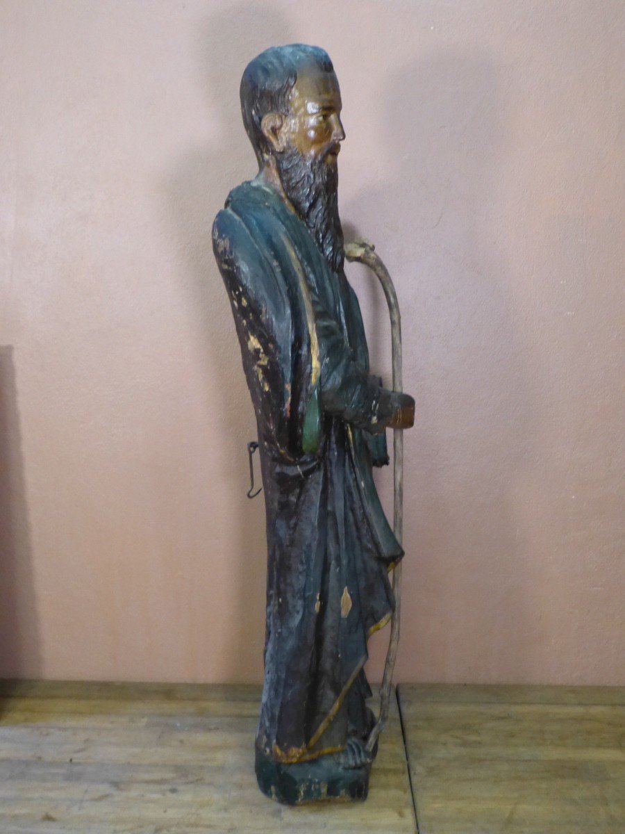 Importate Wooden Statue 156 Cm Saint Pellerin Saint James The Greater 17_18th -photo-1