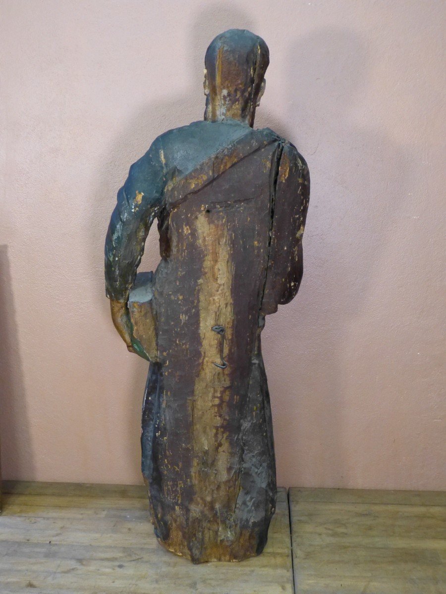 Importate Wooden Statue 156 Cm Saint Pellerin Saint James The Greater 17_18th -photo-2