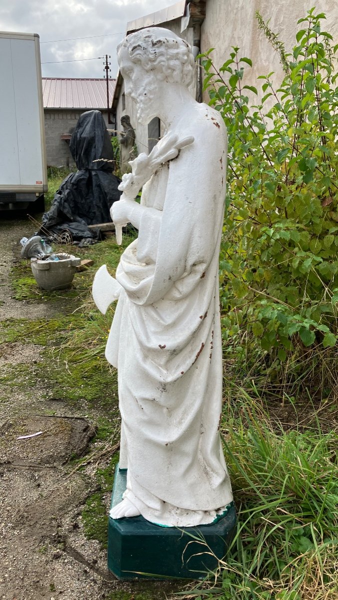 Grand Saint Joseph En Fonte 140 Cm -photo-2