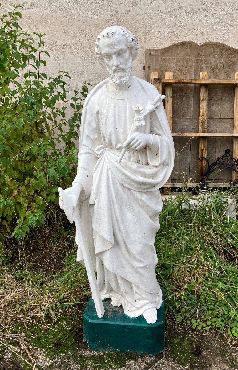 Grand Saint Joseph En Fonte 140 Cm 