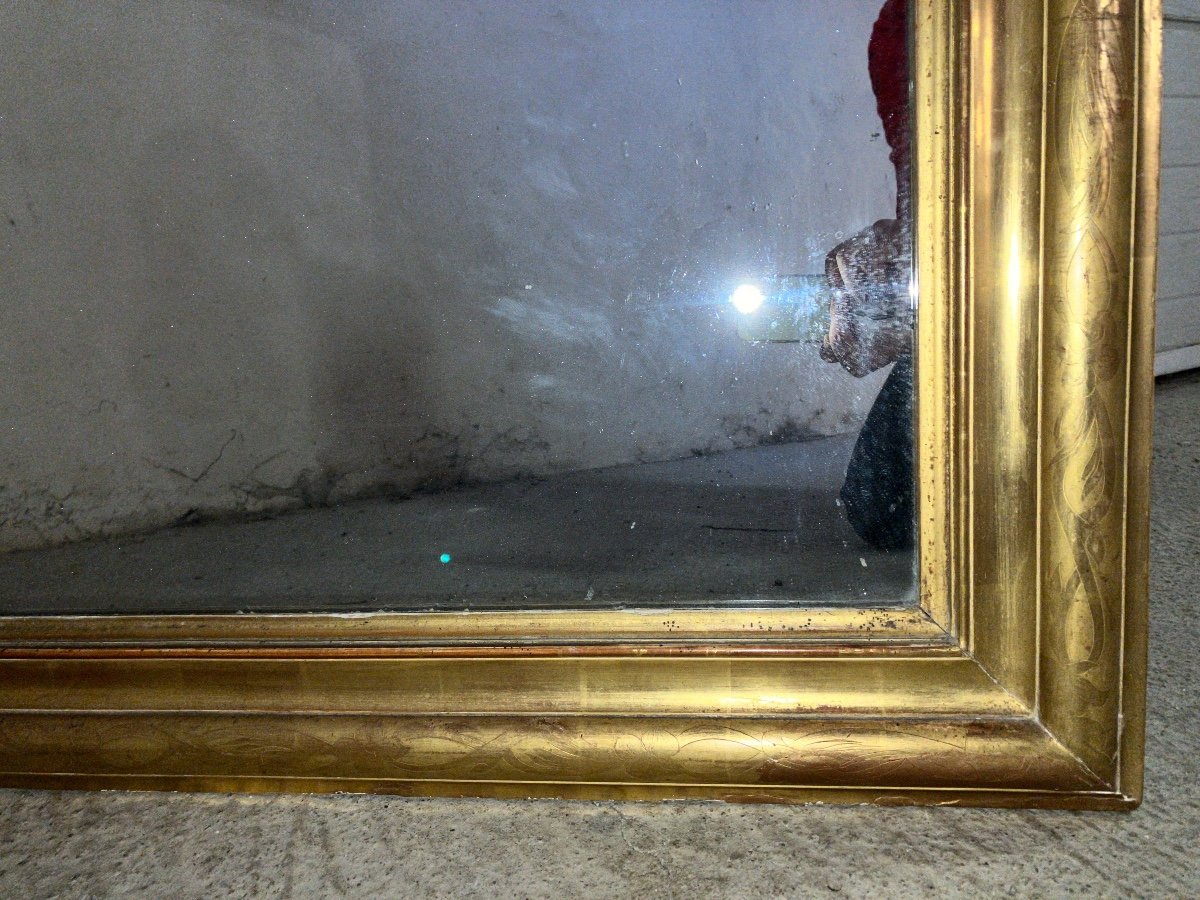 Miroir Doré Louis Philippe, 110 X  91 Cm-photo-4