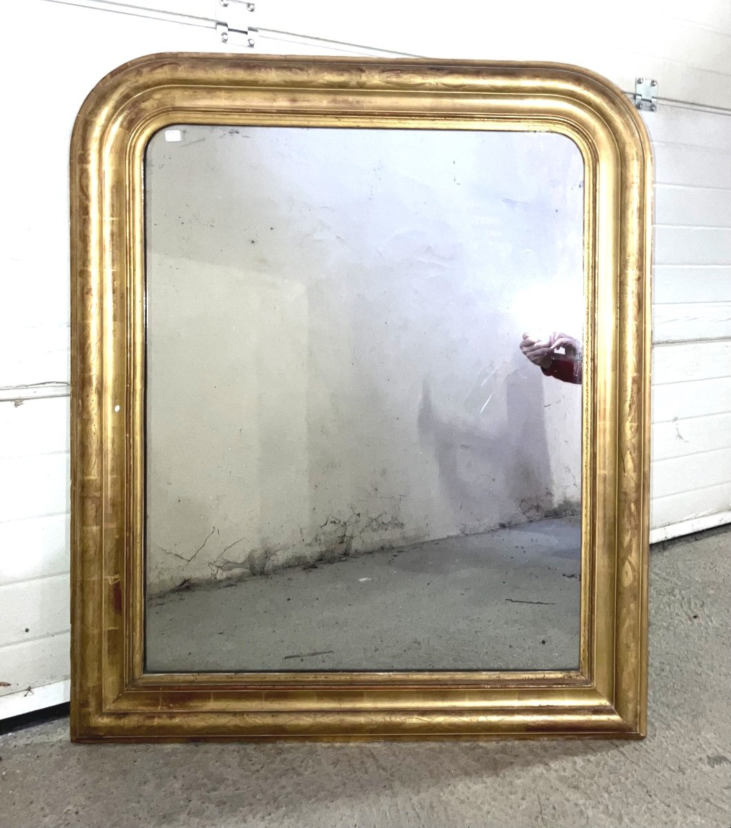 Miroir Doré Louis Philippe, 110 X  91 Cm