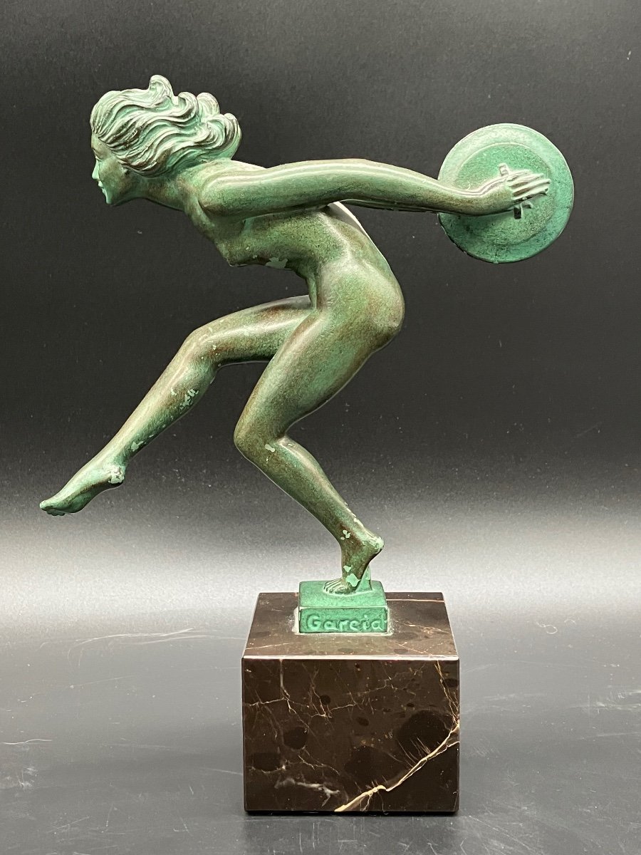 Garcia For Max Leverrier Art Deco Disc Dancer 