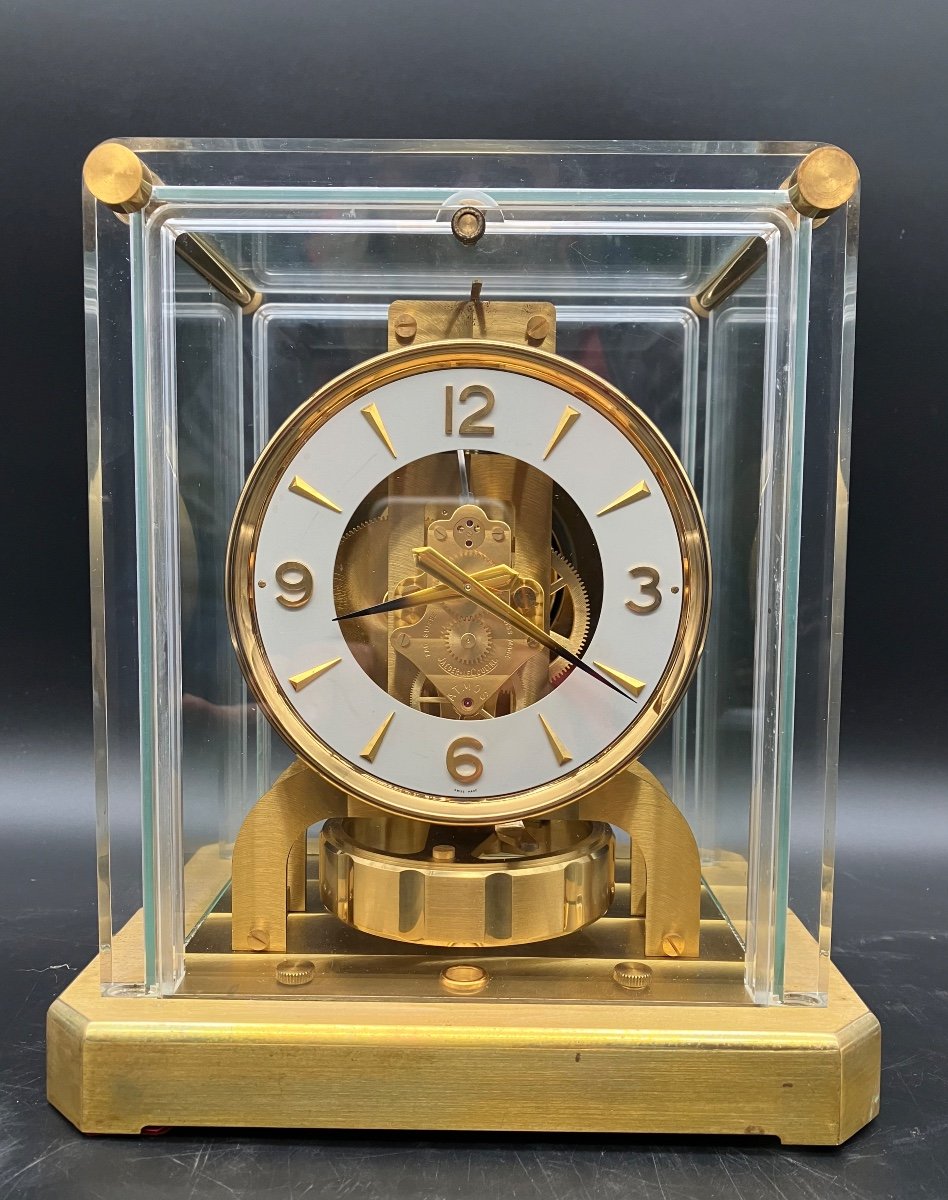 Jaeger Lecoultre Atmos Plexi Clock 70s Works 