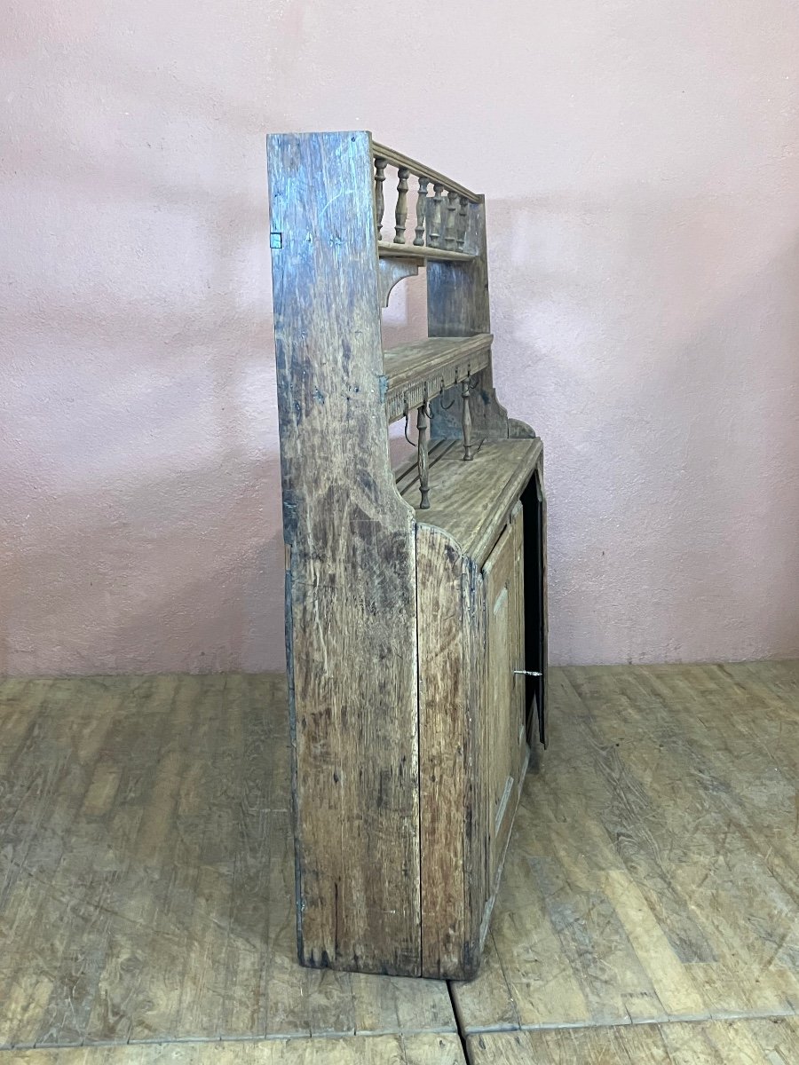 19th Century Raw Oak Sideboard -photo-4