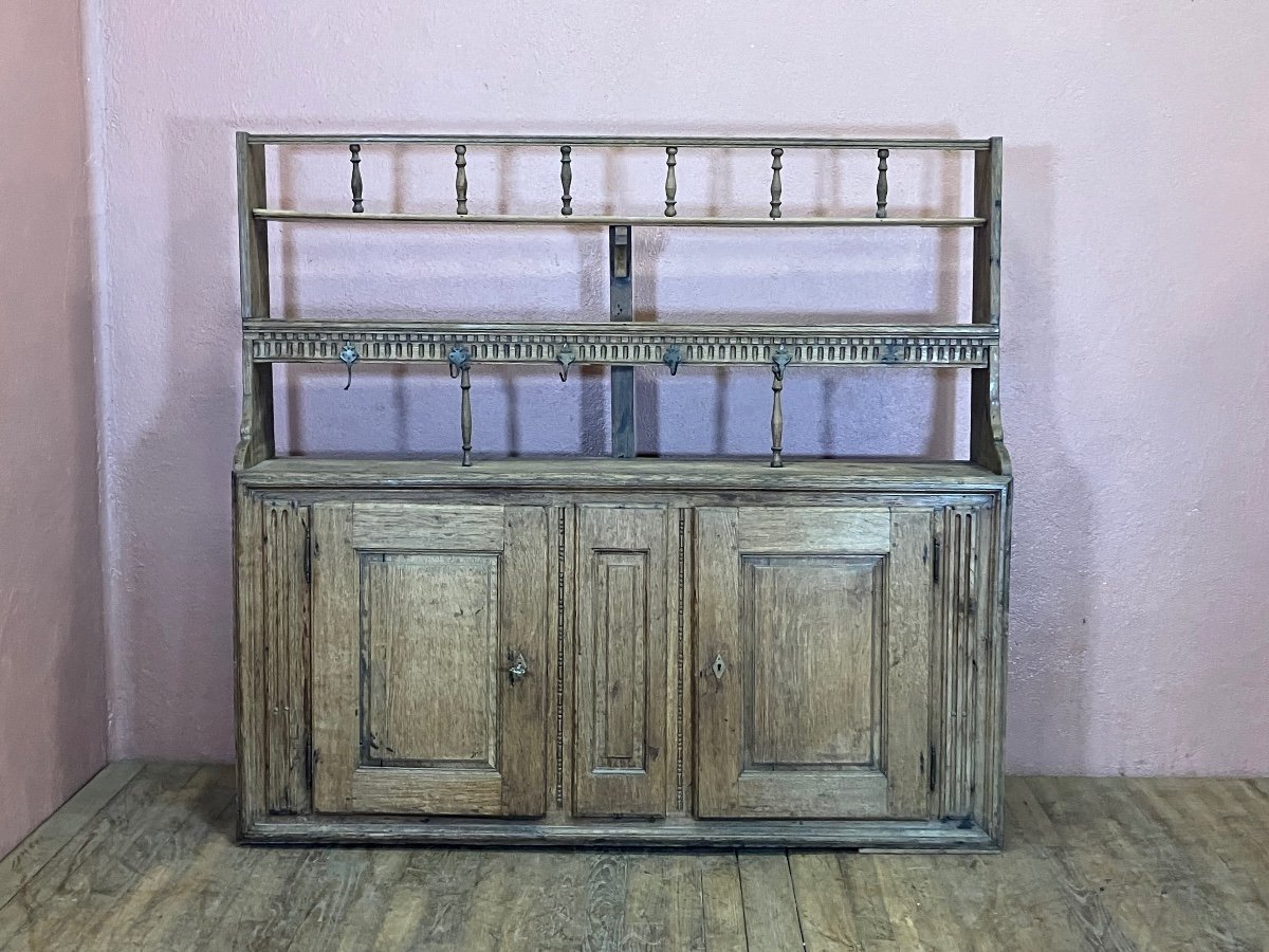 19th Century Raw Oak Sideboard -photo-2