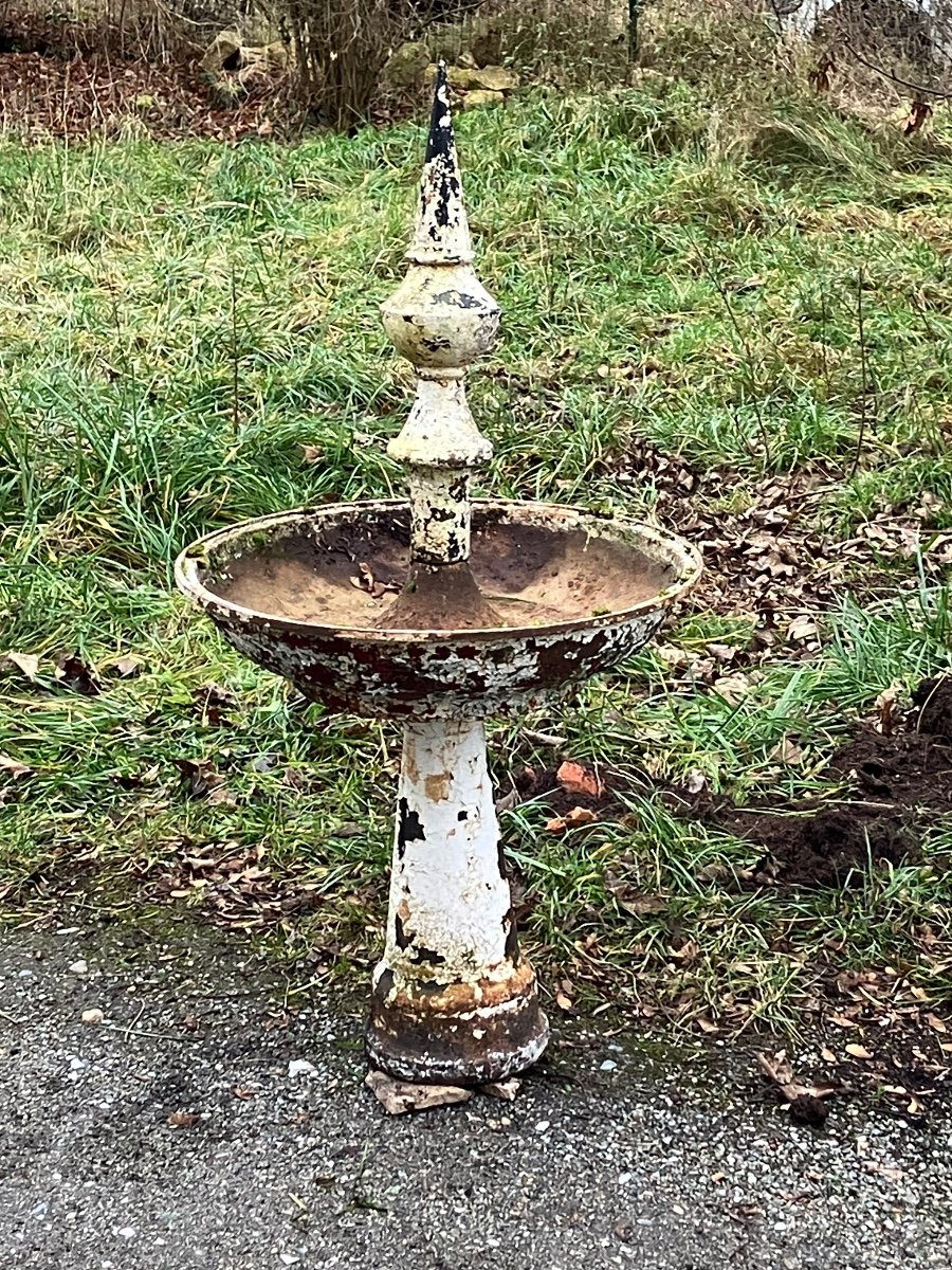 Abrevoir à Oiseaux Fonte Vasque De Jardin Jardinière Déco Extérieur Fontaine 