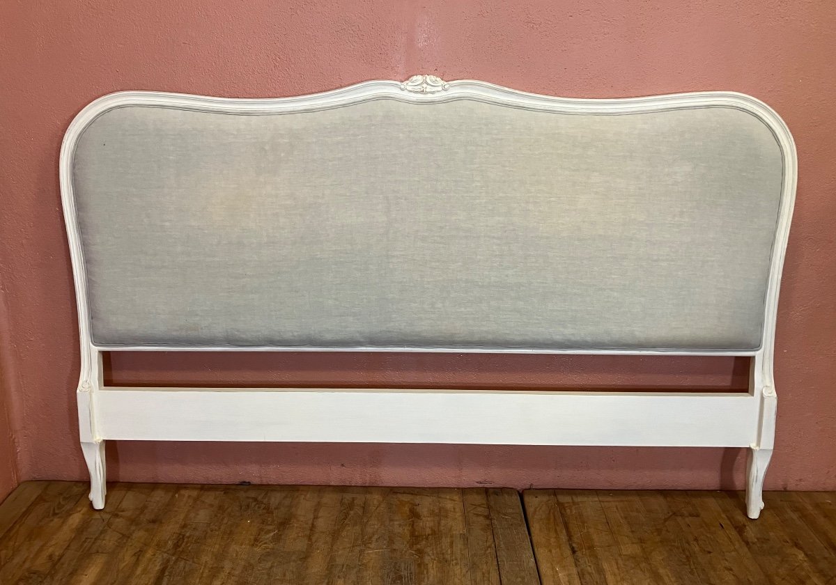 Headboard 190 Cm Wide (182 Interior) Louis XV Style Lacquered Wood 