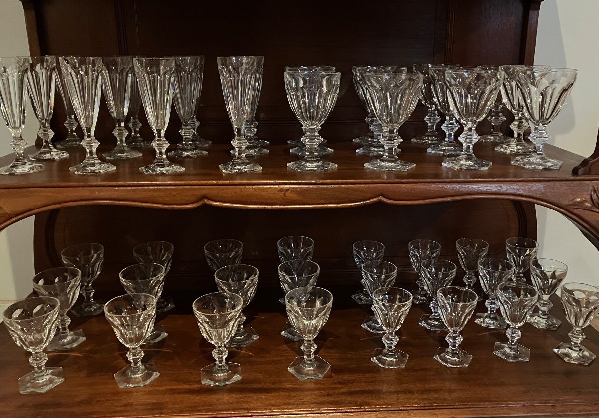 Service Harcourt Baccarat 48 Pièces Verres Et Flûtes Cristal -photo-3