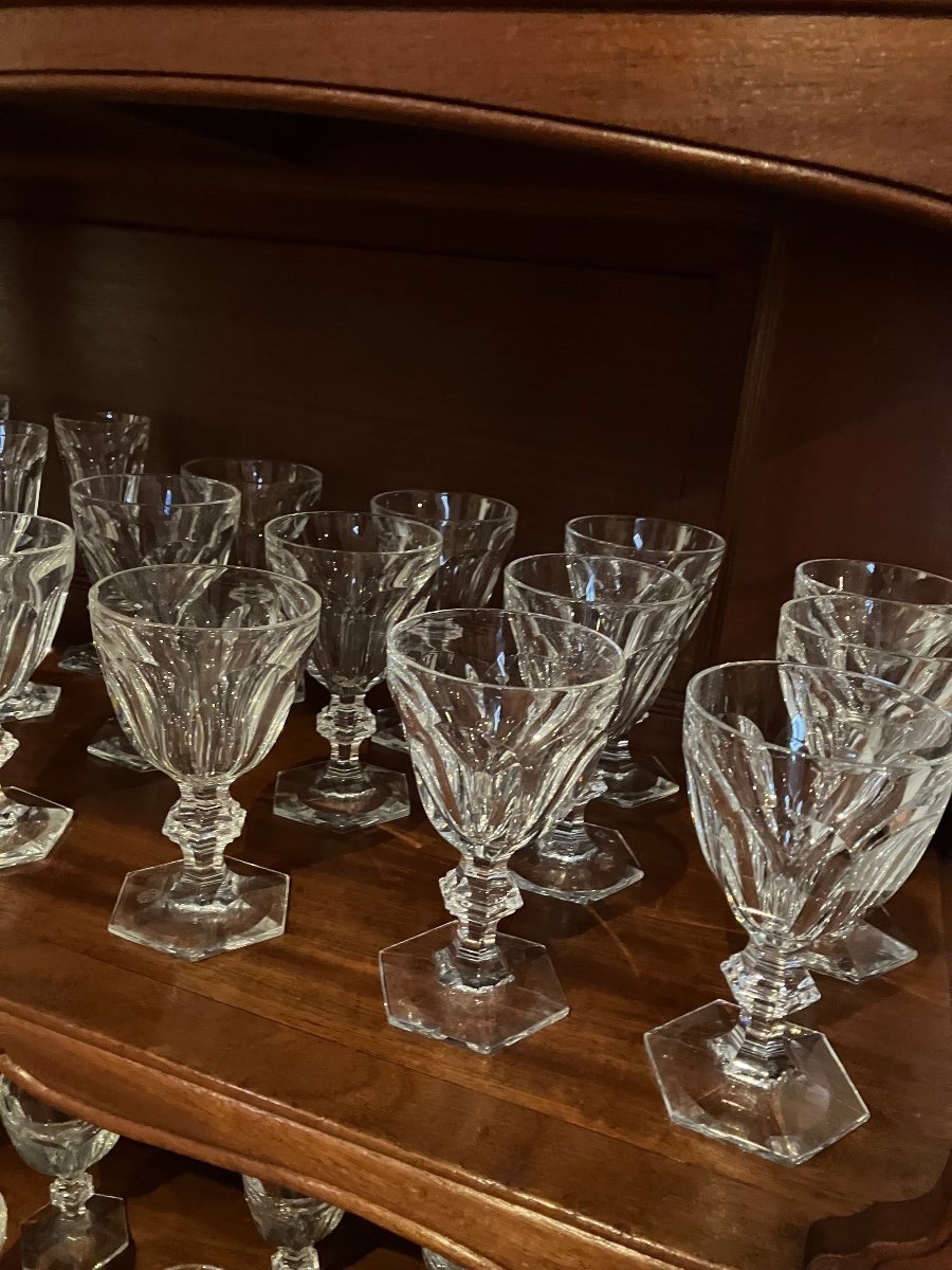 Service Harcourt Baccarat 48 Pièces Verres Et Flûtes Cristal -photo-4