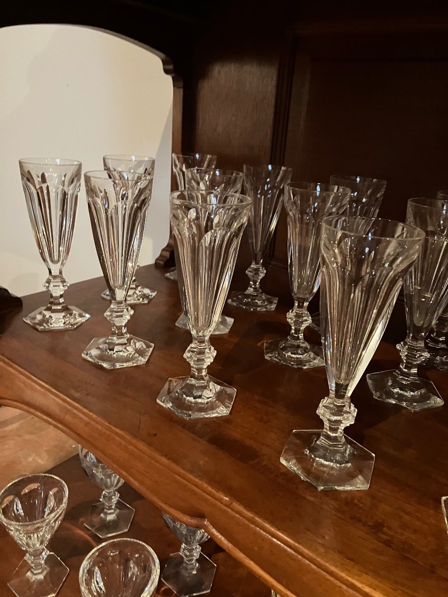 Service Harcourt Baccarat 48 Pièces Verres Et Flûtes Cristal -photo-5