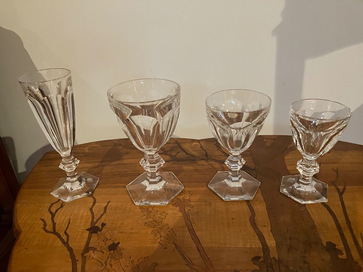 Service Harcourt Baccarat 48 Pièces Verres Et Flûtes Cristal -photo-7