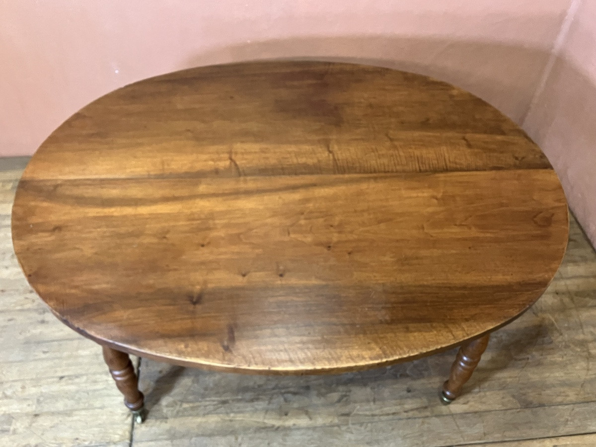 Large Extendable Walnut Table, Early 19th Century -photo-2