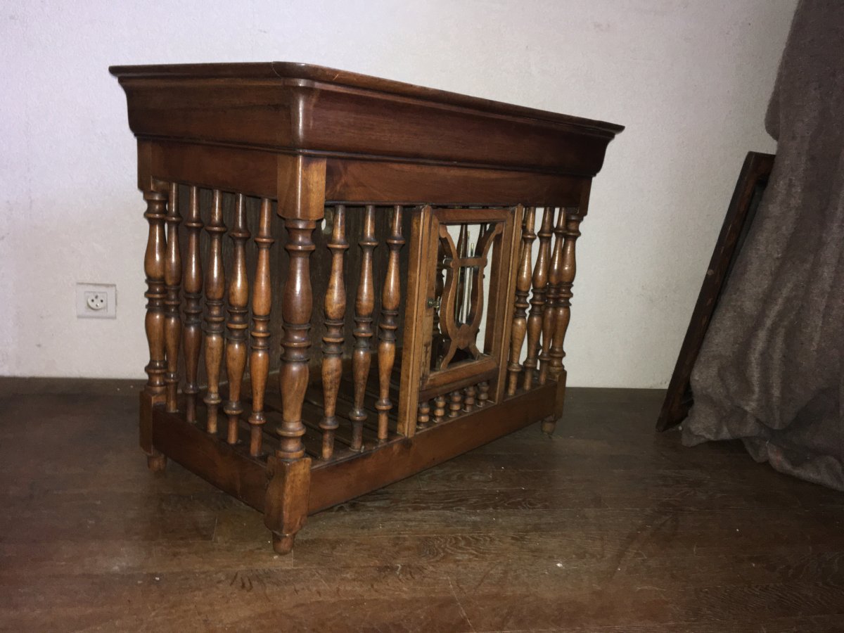 Provencal Panetière In Walnut Louis Philippe Period-photo-3