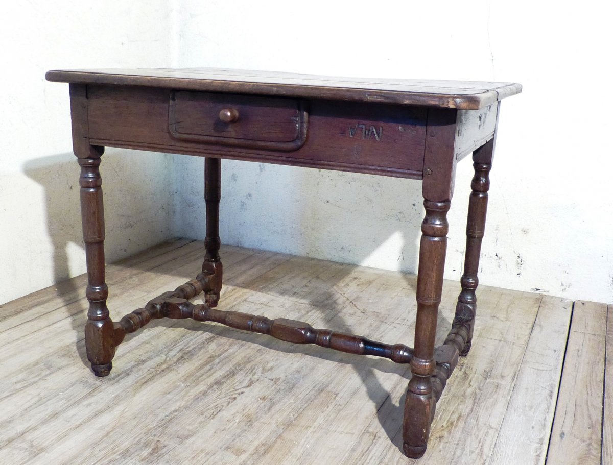 Small Lorraine Table In Oak 18th-photo-2