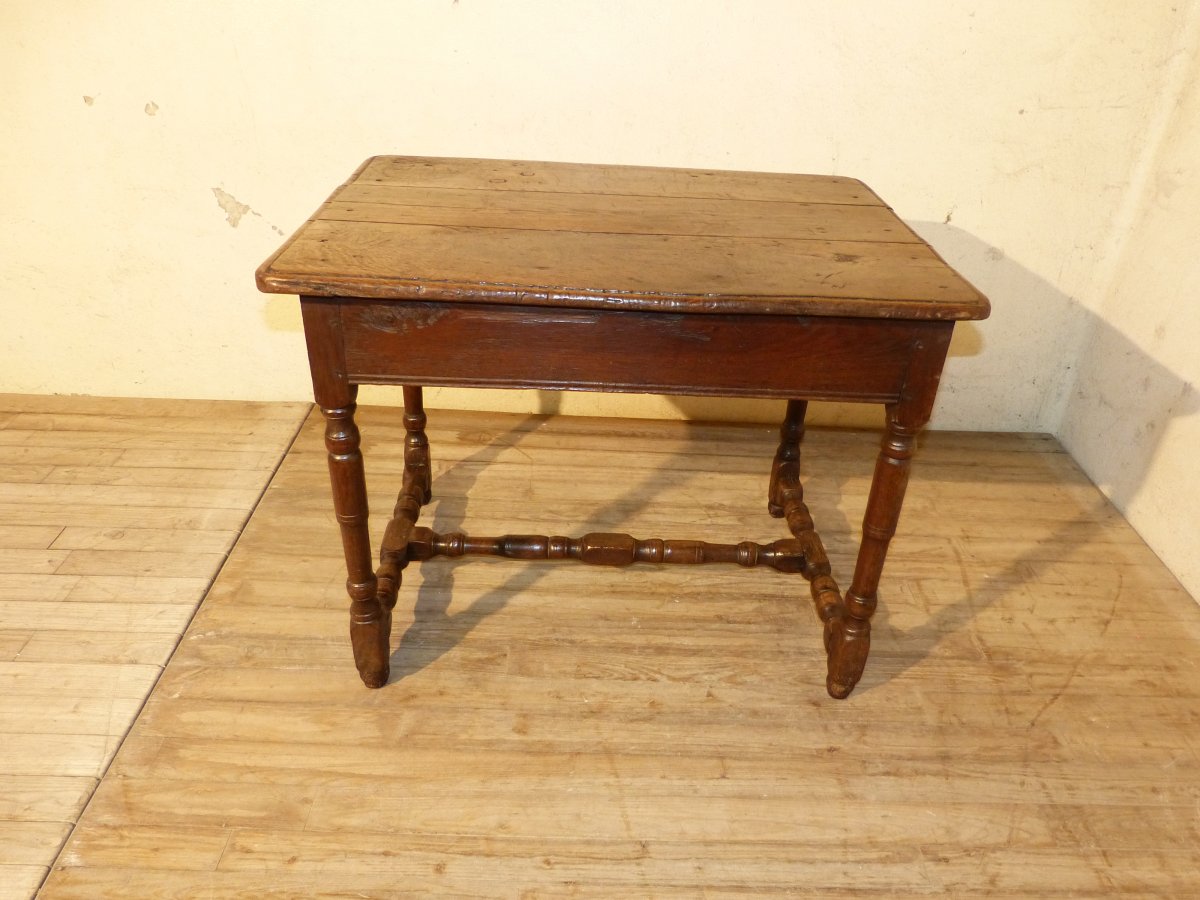 Small Lorraine Table In Oak 18th-photo-3