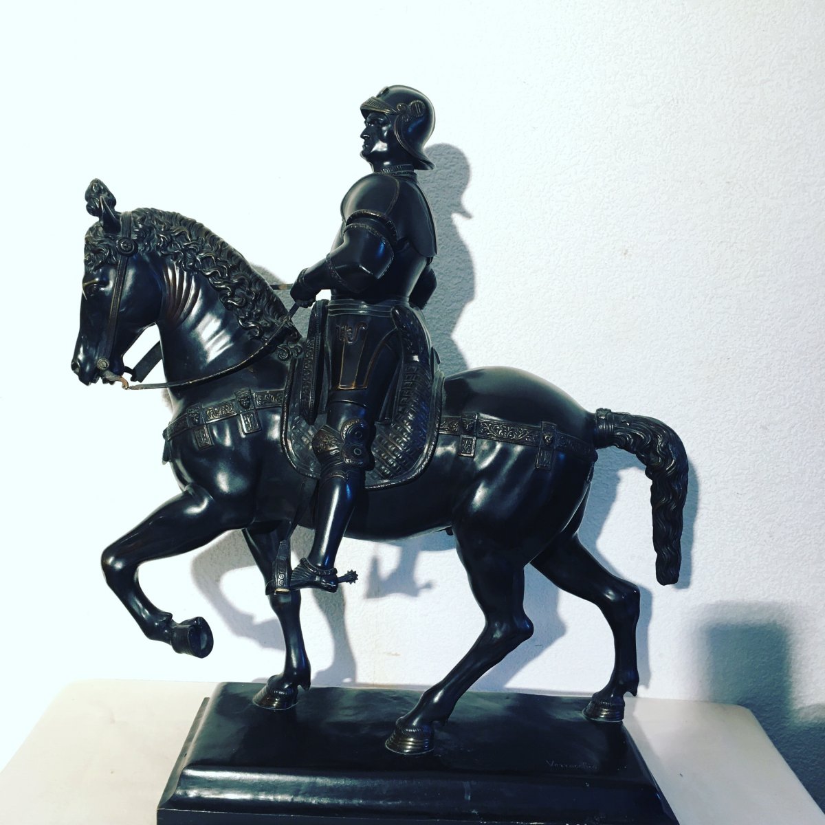 Verrocchio  Bonze Le Colleone à Cheval De Venise 