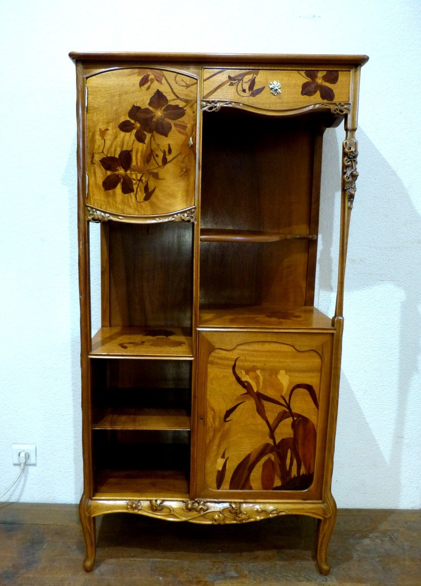 Louis Majorelle - Etagère Aux Clématites Art Nouveau