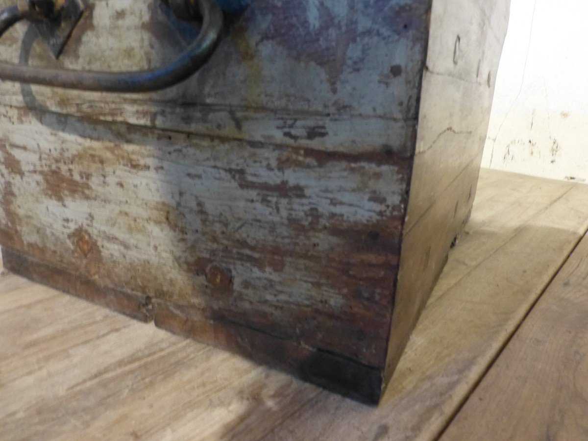 Marine Chest, Norman Or Breton Ship Owner 18th-photo-8