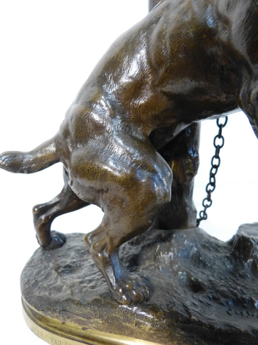 Charles Valton Chien Bronze Bouledogue -photo-8