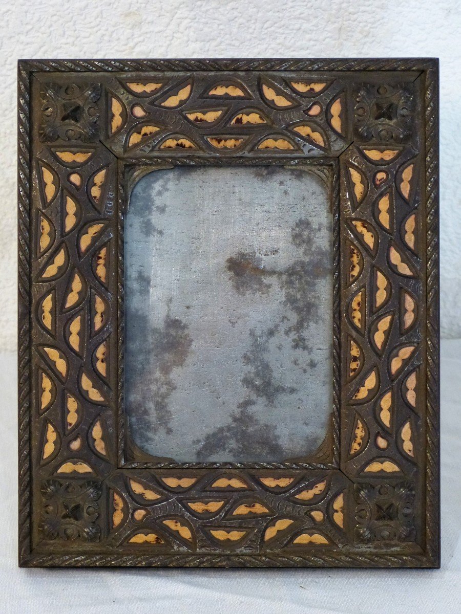 19th Century Iron Frame 22 X 18 Cm